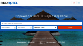 What Findhotel.pl website looked like in 2018 (6 years ago)