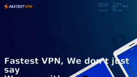 What Fastestvpn.com website looked like in 2018 (6 years ago)