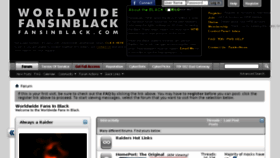 What Fansinblack.com website looked like in 2018 (6 years ago)