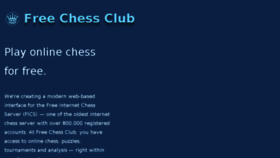 What Freechess.club website looked like in 2018 (6 years ago)