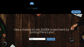 What Fikralabs.ae website looked like in 2018 (6 years ago)