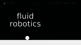 What Fluidrobotics.com website looked like in 2018 (6 years ago)