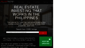 What Foreclosurephilippines.com website looked like in 2018 (6 years ago)