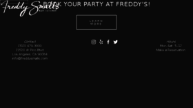What Freddysmalls.com website looked like in 2018 (6 years ago)
