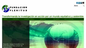 What Fundacionplenitud.org website looked like in 2018 (6 years ago)
