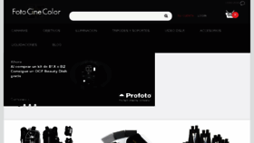 What Fotocinecolor.com website looked like in 2018 (6 years ago)