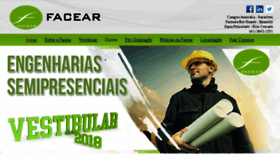 What Facear.edu.br website looked like in 2018 (6 years ago)