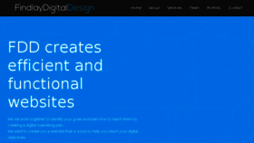 What Findlaydigitaldesign.com website looked like in 2018 (6 years ago)