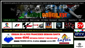 What Futbolonline.xyz website looked like in 2018 (6 years ago)