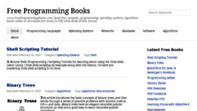 What Freeprogrammingbooks.com website looked like in 2018 (6 years ago)