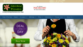 What Flowersriversideca.com website looked like in 2018 (6 years ago)