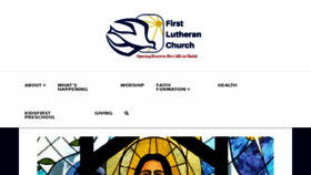 What Firstlutheranchurch.com website looked like in 2018 (6 years ago)