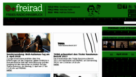 What Freirad.at website looked like in 2018 (6 years ago)