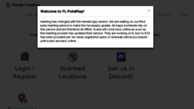 What Flpokemap.com website looked like in 2018 (6 years ago)