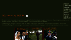 What Funeralbagpiper.net website looked like in 2018 (6 years ago)