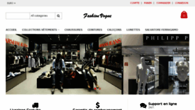 What Fashionvoguepascher.com website looked like in 2018 (6 years ago)