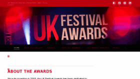 What Festivalawards.com website looked like in 2018 (6 years ago)