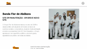 What Flordeabobora.com.br website looked like in 2018 (6 years ago)