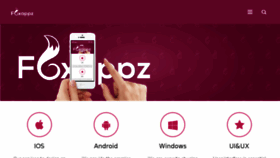 What Foxappz.com website looked like in 2018 (6 years ago)