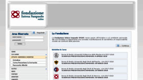 What Fondazioneintesasanpaoloonlus.org website looked like in 2018 (6 years ago)