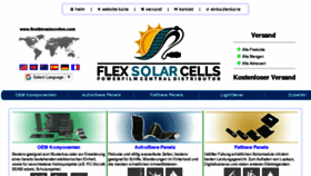 What Flexiblesolarzellen.com website looked like in 2018 (6 years ago)