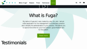 What Fuga.eu website looked like in 2018 (6 years ago)