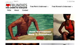 What Frundies.com website looked like in 2018 (6 years ago)
