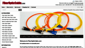 What Fiberopticcable.com website looked like in 2018 (6 years ago)