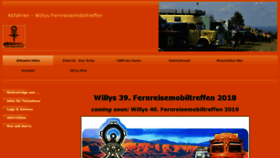 What Fernreisemobiltreffen.de website looked like in 2018 (6 years ago)