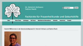What Frauenaerzte-marburg.de website looked like in 2018 (6 years ago)
