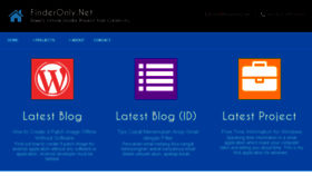 What Finderonly.net website looked like in 2018 (6 years ago)