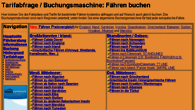 What Faehre-online.de website looked like in 2018 (6 years ago)