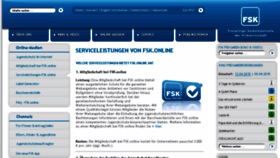 What Fsk-online.de website looked like in 2018 (6 years ago)