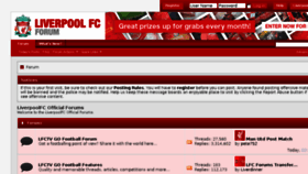 What Forums.liverpoolfc.com website looked like in 2018 (6 years ago)