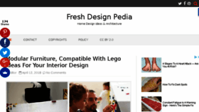 What Freshdesignpedia.com website looked like in 2018 (6 years ago)