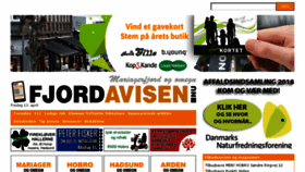What Fjordavisen.nu website looked like in 2018 (6 years ago)