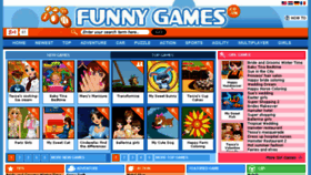 What Funnygames.co.uk website looked like in 2018 (6 years ago)