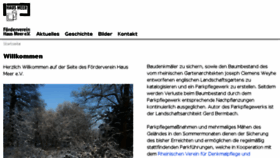 What Foerderverein-haus-meer.de website looked like in 2018 (6 years ago)