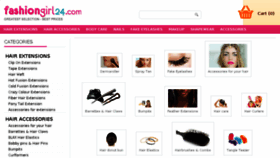 What Fashiongirl24.com website looked like in 2018 (6 years ago)