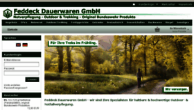 What Feddeck-dauerwaren.de website looked like in 2018 (6 years ago)