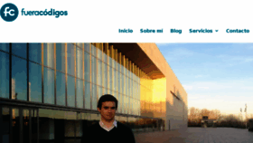 What Fueracodigos.com website looked like in 2018 (6 years ago)