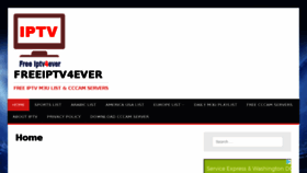 What Freeiptv4ever.com website looked like in 2018 (6 years ago)