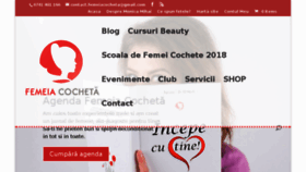 What Femeiacocheta.ro website looked like in 2018 (6 years ago)