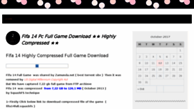 What Fifa14fullgamedownload.wordpress.com website looked like in 2018 (6 years ago)