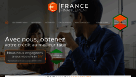 What Francefinancement.fr website looked like in 2018 (6 years ago)