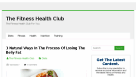 What Fitness-health-club.com website looked like in 2018 (6 years ago)