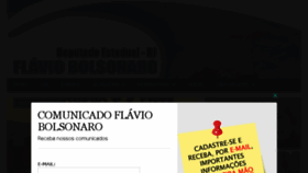 What Flaviobolsonaro.com website looked like in 2018 (6 years ago)
