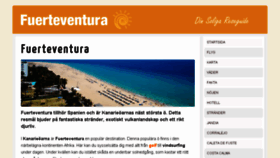 What Fuerteventura.nu website looked like in 2018 (6 years ago)