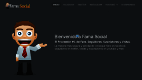 What Famasocial.com website looked like in 2018 (6 years ago)