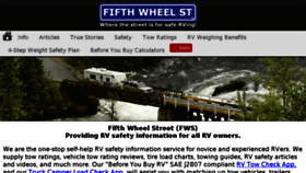 What Fifthwheelst.com website looked like in 2018 (6 years ago)